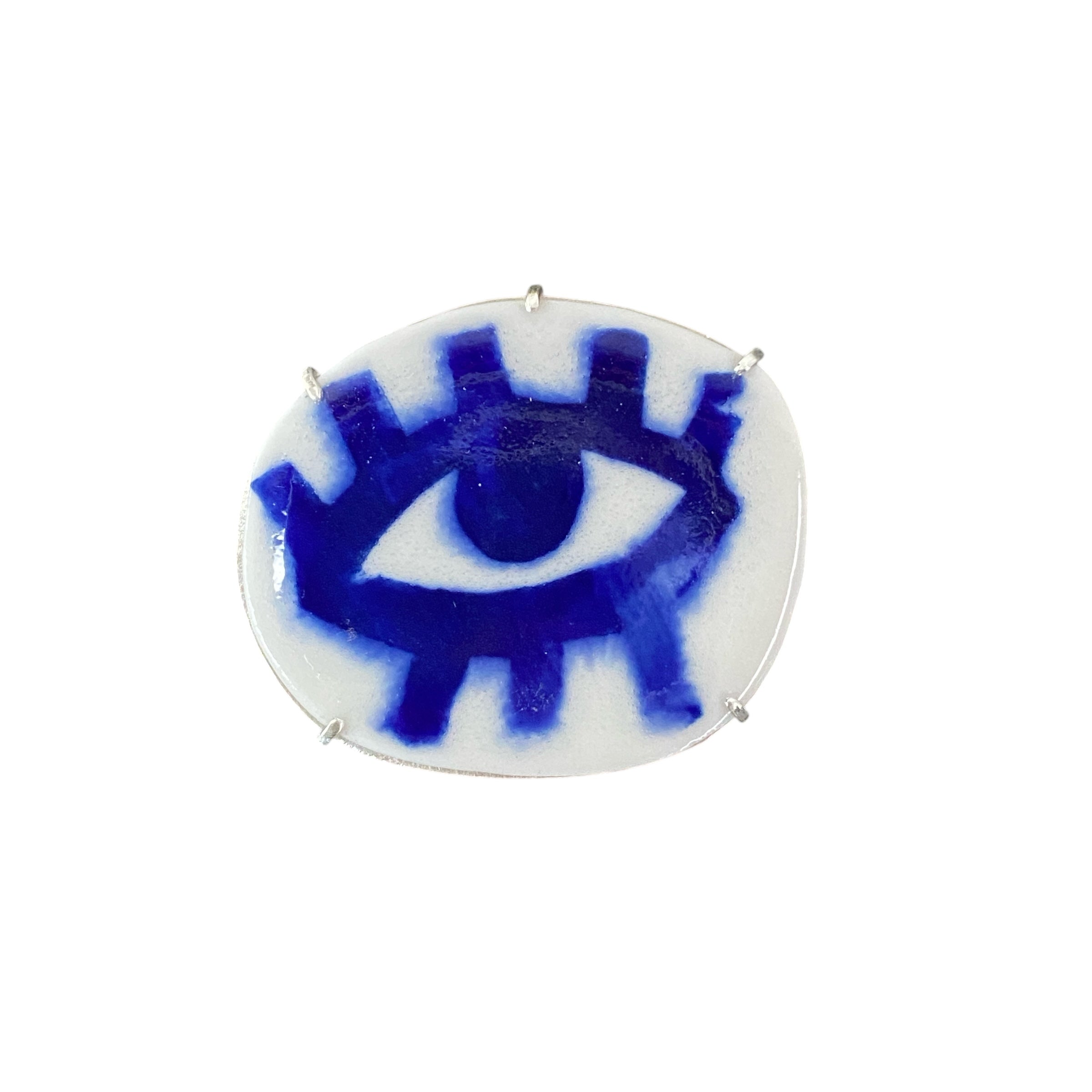 Eye Large Brooch 59 - Julie Smeros