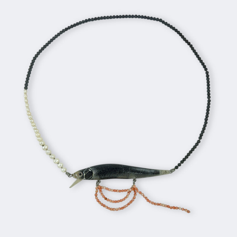 Stormy Ocean Swimmer Necklace - Melinda Young