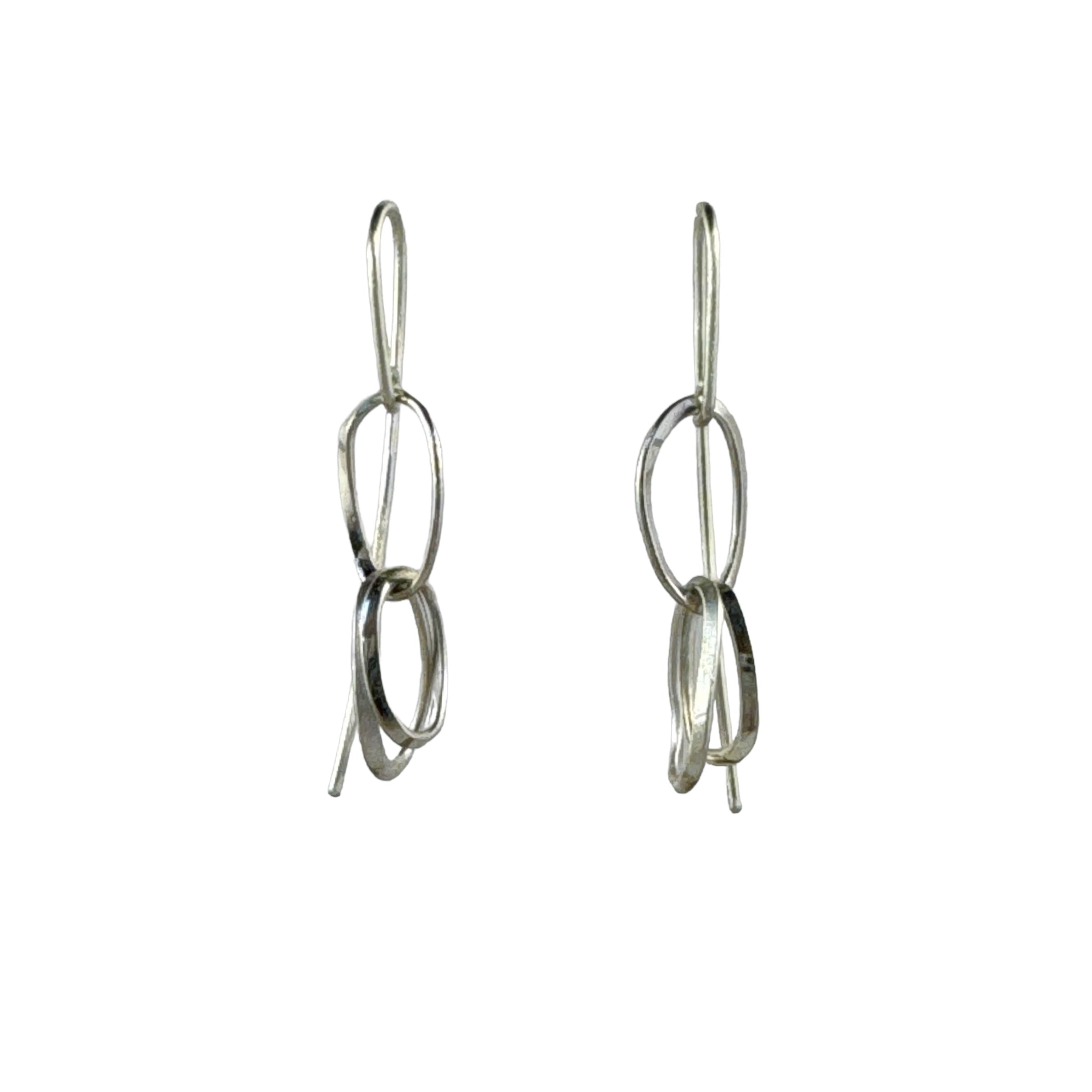 Sundance Double Silver Earrings - Leah Abercrombie