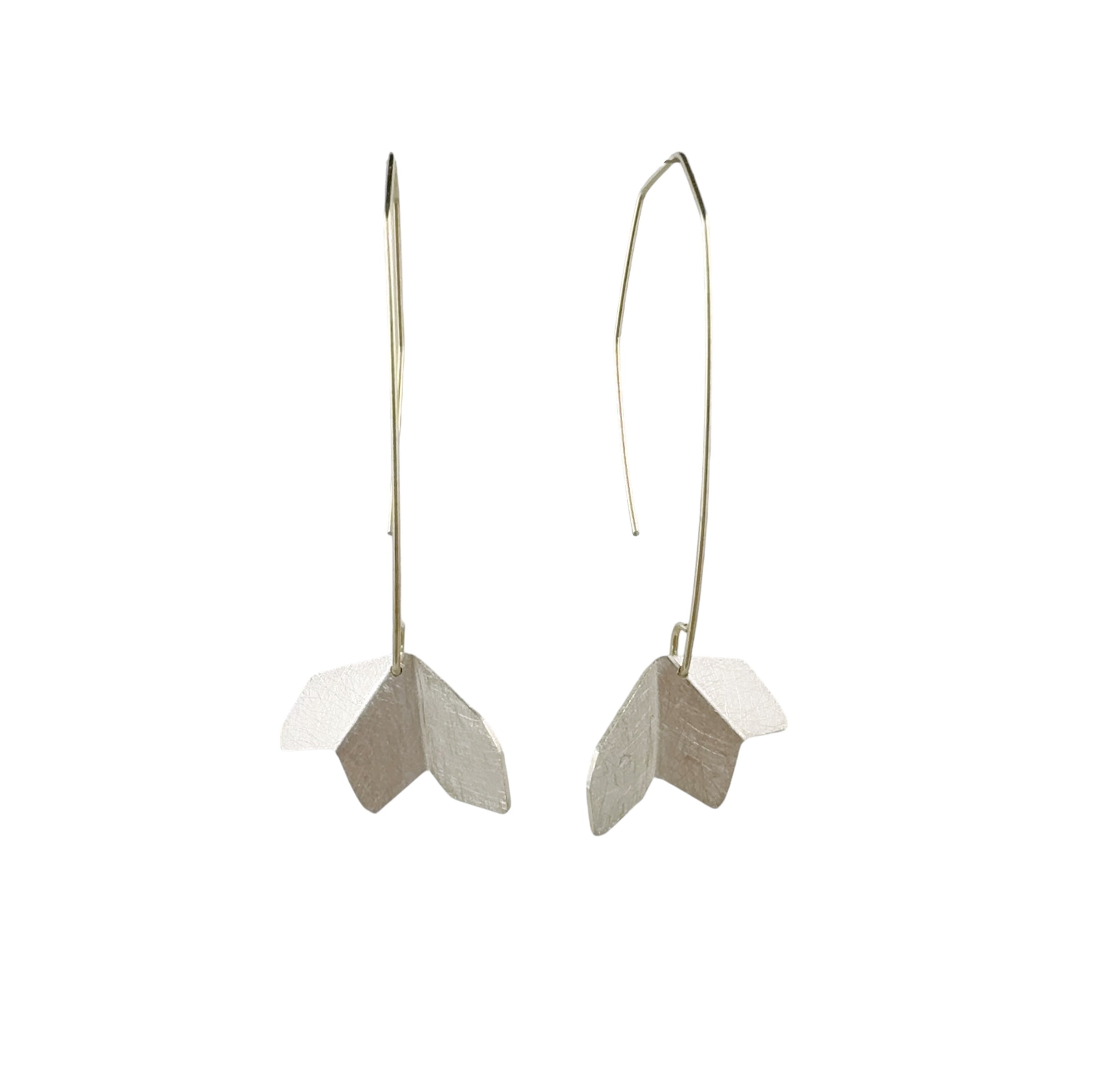 Butterfly Earrings in Silver - Ananda Ungphakorn