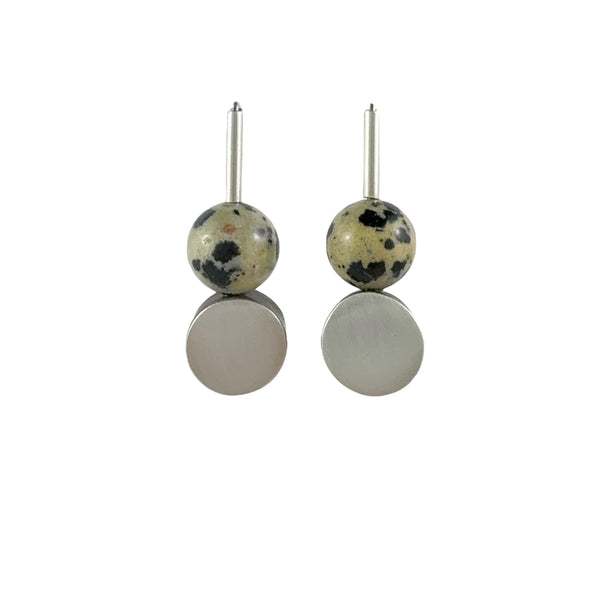 Spotted Jasper Drop Earrings - Ari Athans