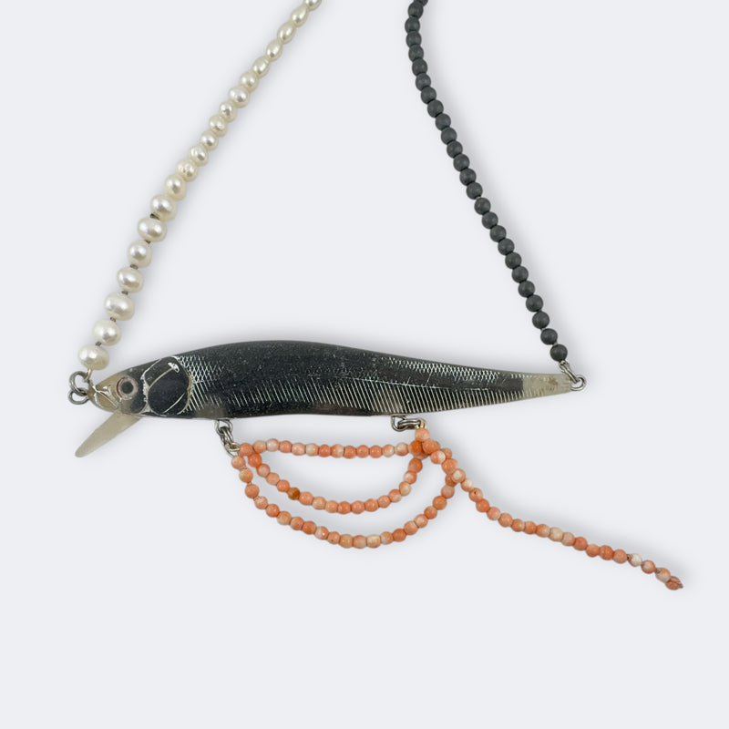 Stormy Ocean Swimmer Necklace - Melinda Young