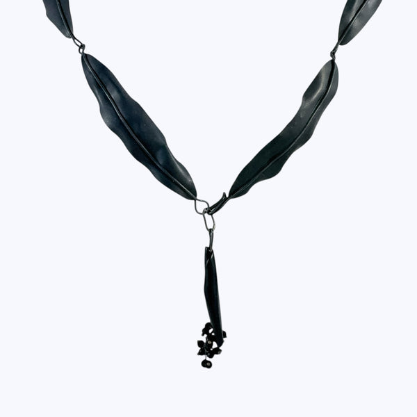 Happa Blue Gum Leaf Neckpiece - Kaoru Rogers