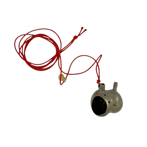 Lucky Heart Tama Brass & Silver Necklace - Anna Vlahos