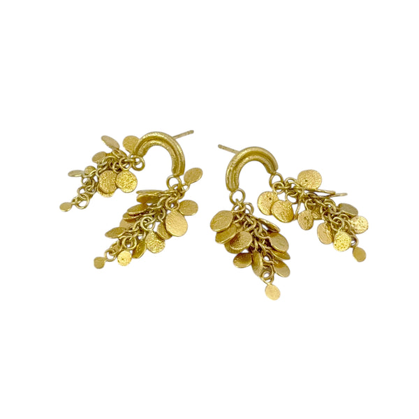 Sun Shower Gold Earrings - Virginia Sprague