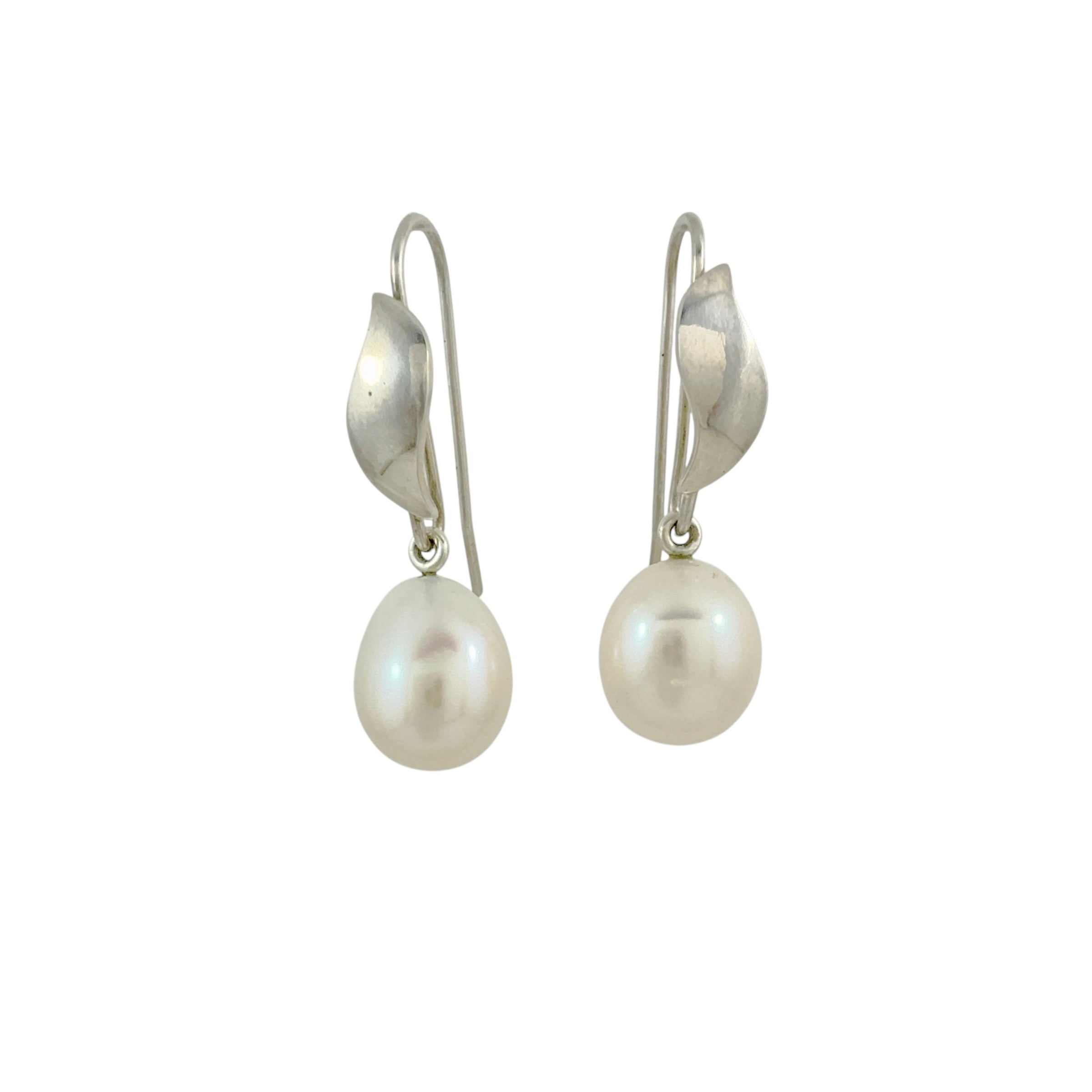 Pearl Drop Earrings - Catherine White