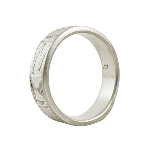 Mystic Capers Patterned Band Ring - Nina Baker