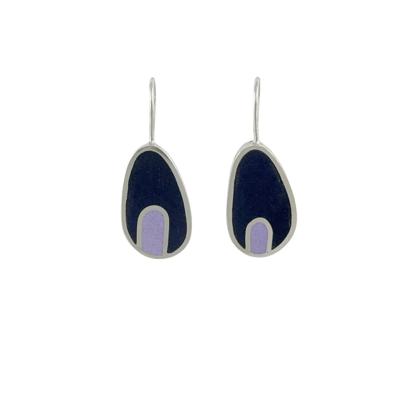 Purple/Mauve Hooks - Christine Battocchio