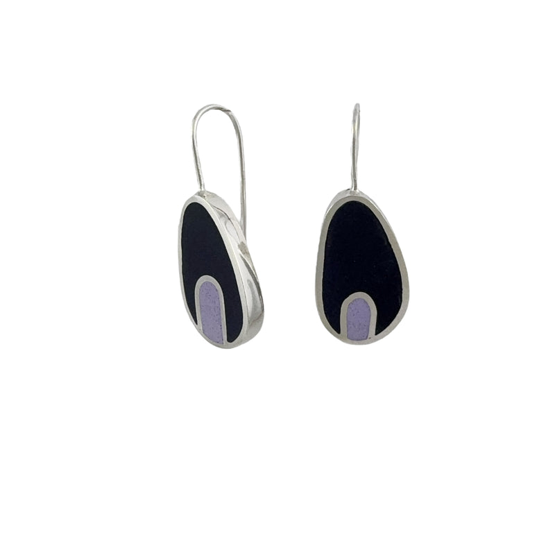 Purple/Mauve Hooks - Christine Battocchio