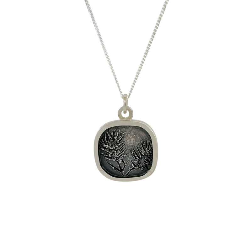 Etched Forrest Necklace - Christine Battocchio