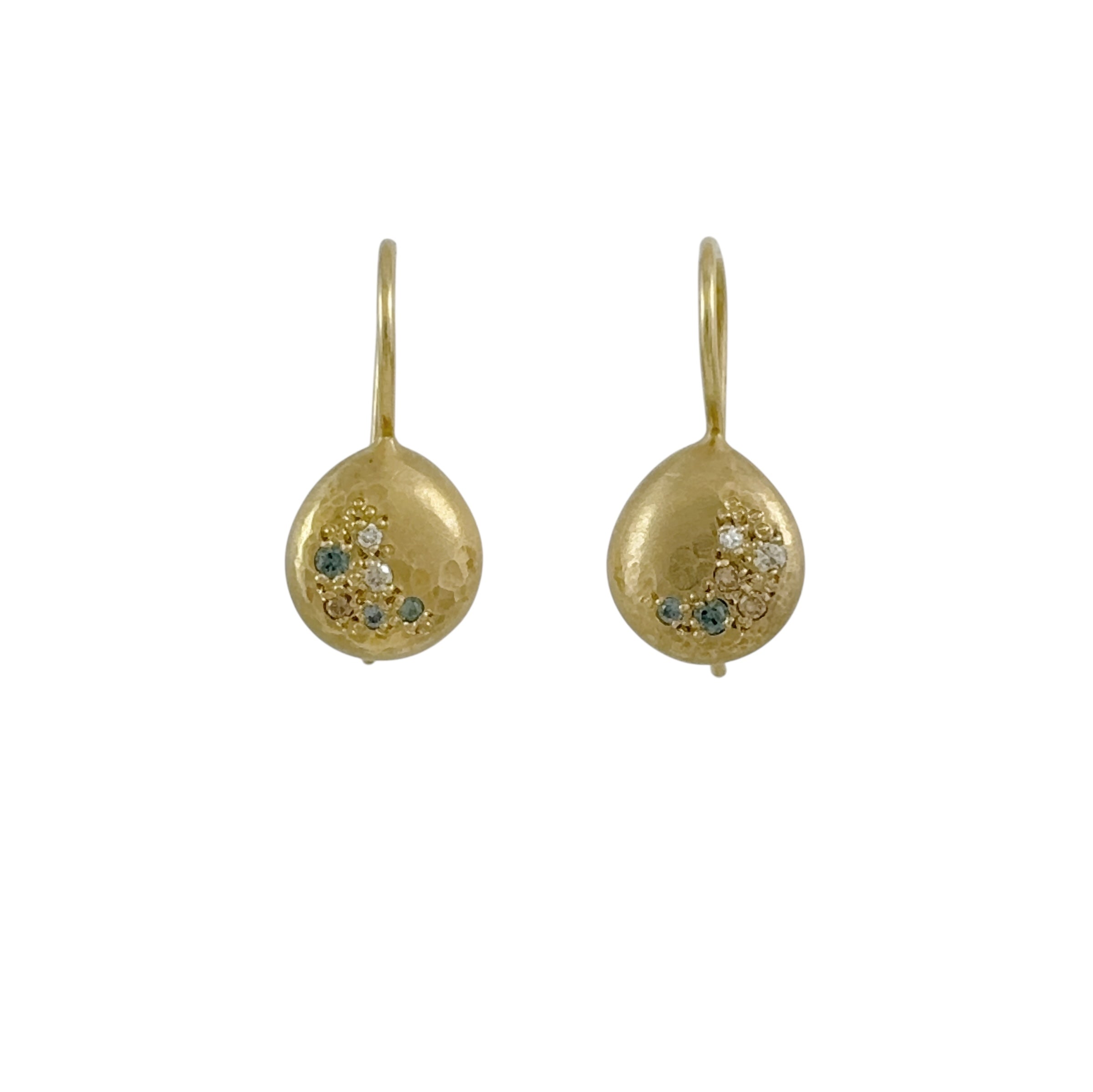 Gold Glimmer Drop Earrings -  Katheryn Leopoldseder