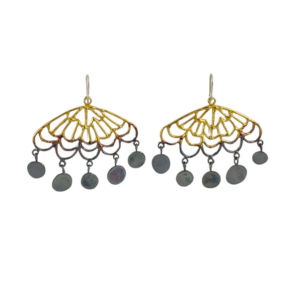 Large Fennel Earrings - Anna Vlahos EXHIBITION