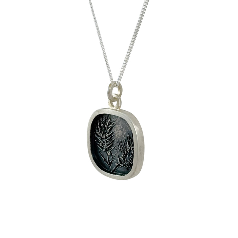 Etched Forrest Necklace - Christine Battocchio
