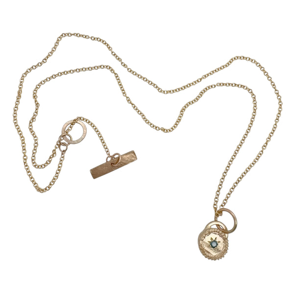 Mystic Capers Feathered Gold Necklace - Nina Baker