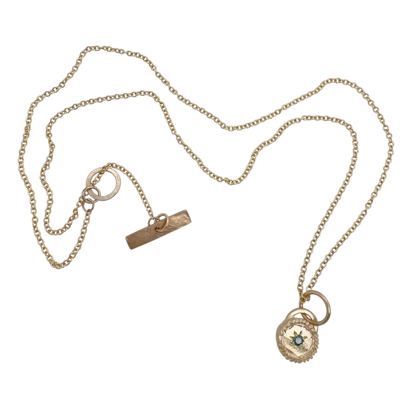 Mystic Capers Feathered Gold Necklace - Nina Baker