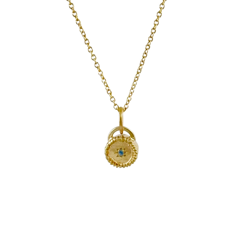 Mystic Capers Feathered Gold Necklace - Nina Baker