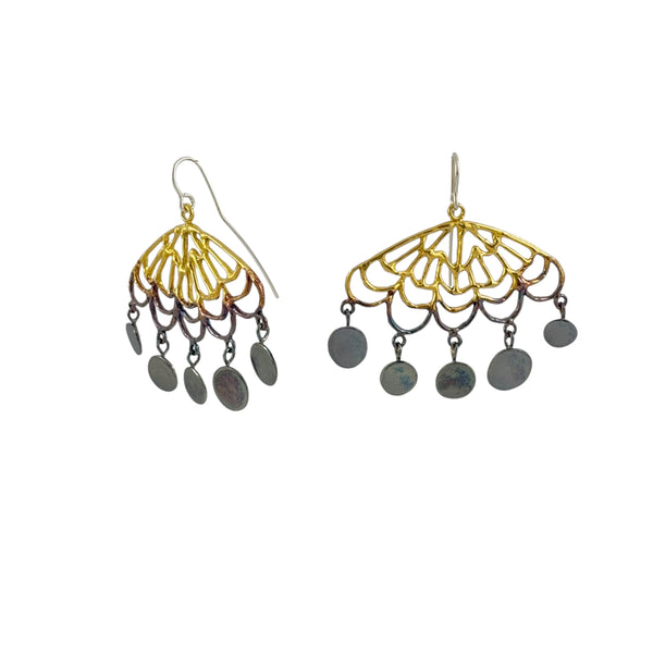 Large Fennel Earrings - Anna Vlahos EXHIBITION