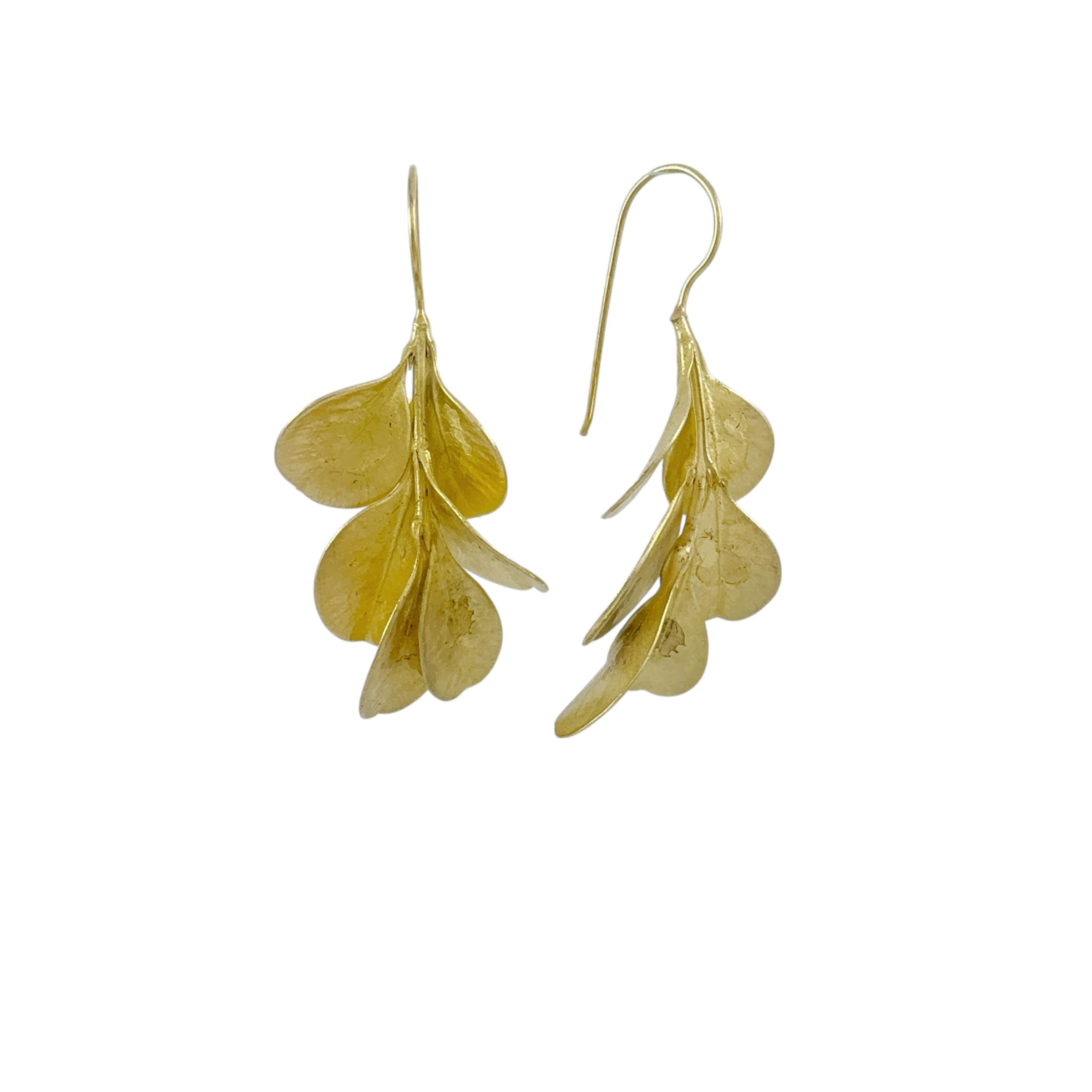 Box Bush Gold Plated Earrings - Anja Jagsch