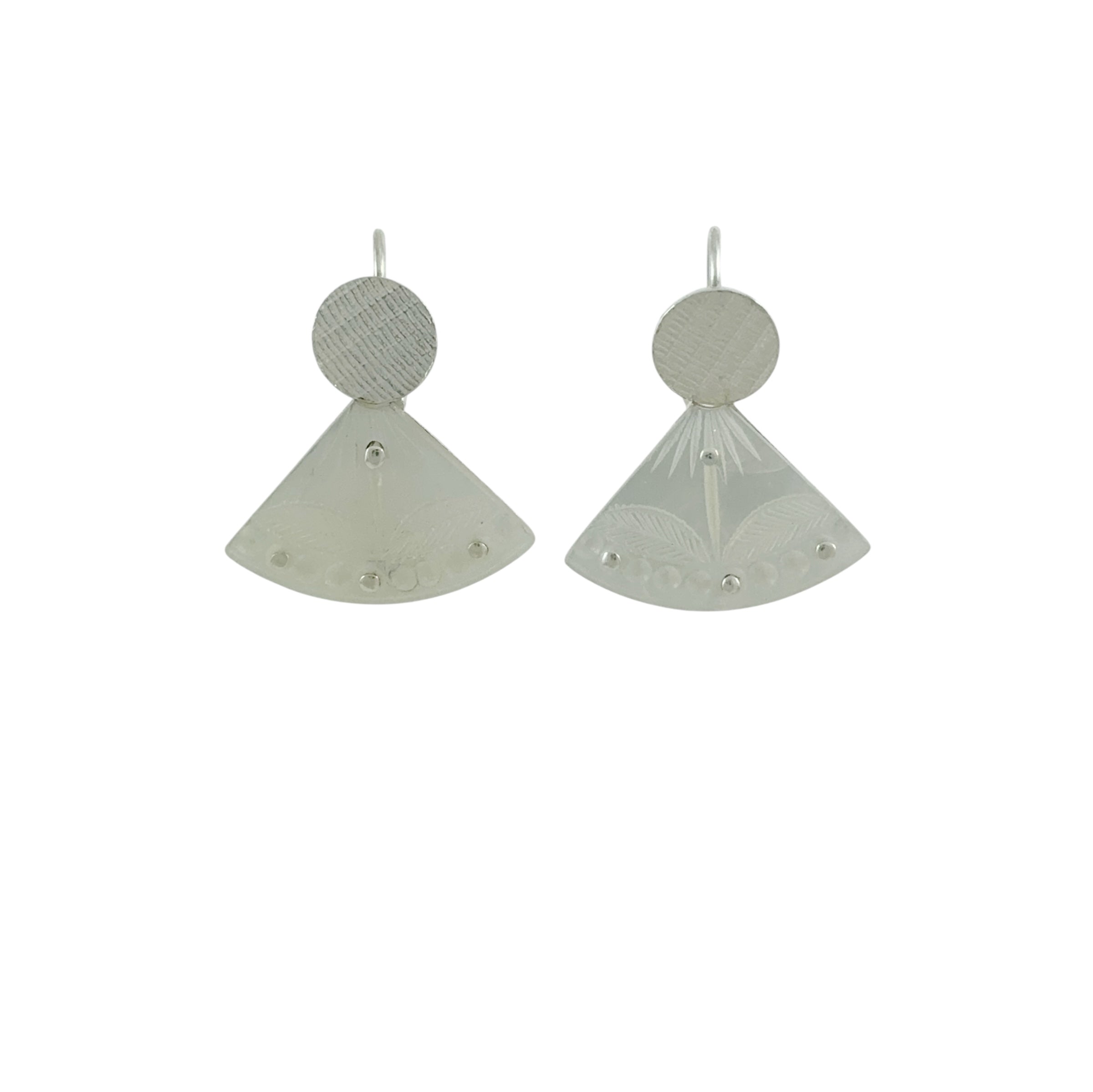 Fantail Silver Earrings - Cynthia Nge