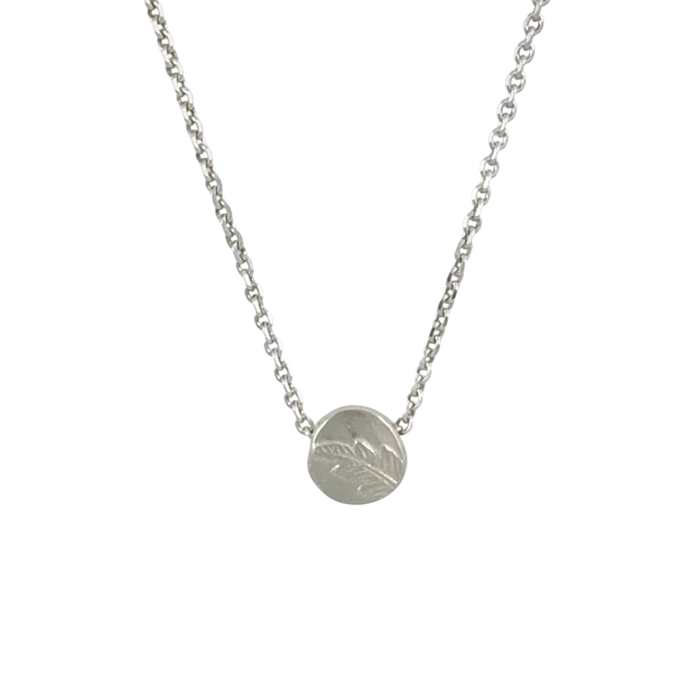 Silver Pebble Necklace - Cynthia Nge