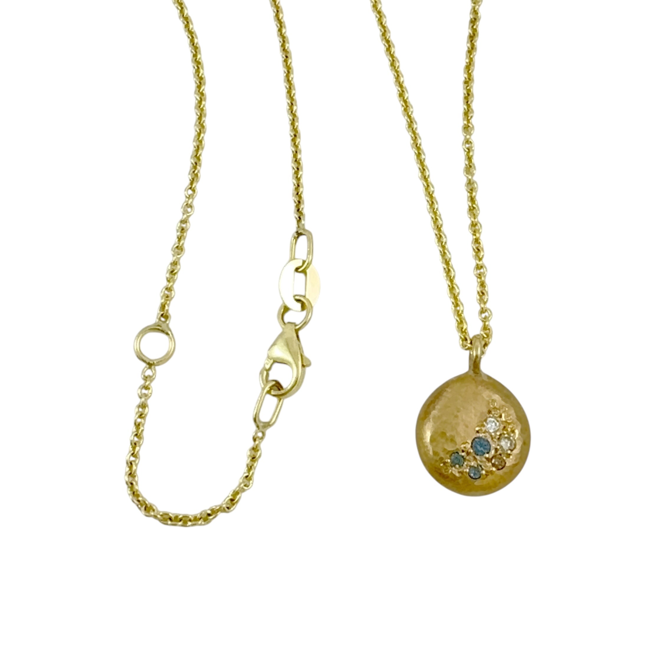 Gold Glimmer Pendant Necklace -  Katheryn Leopoldseder