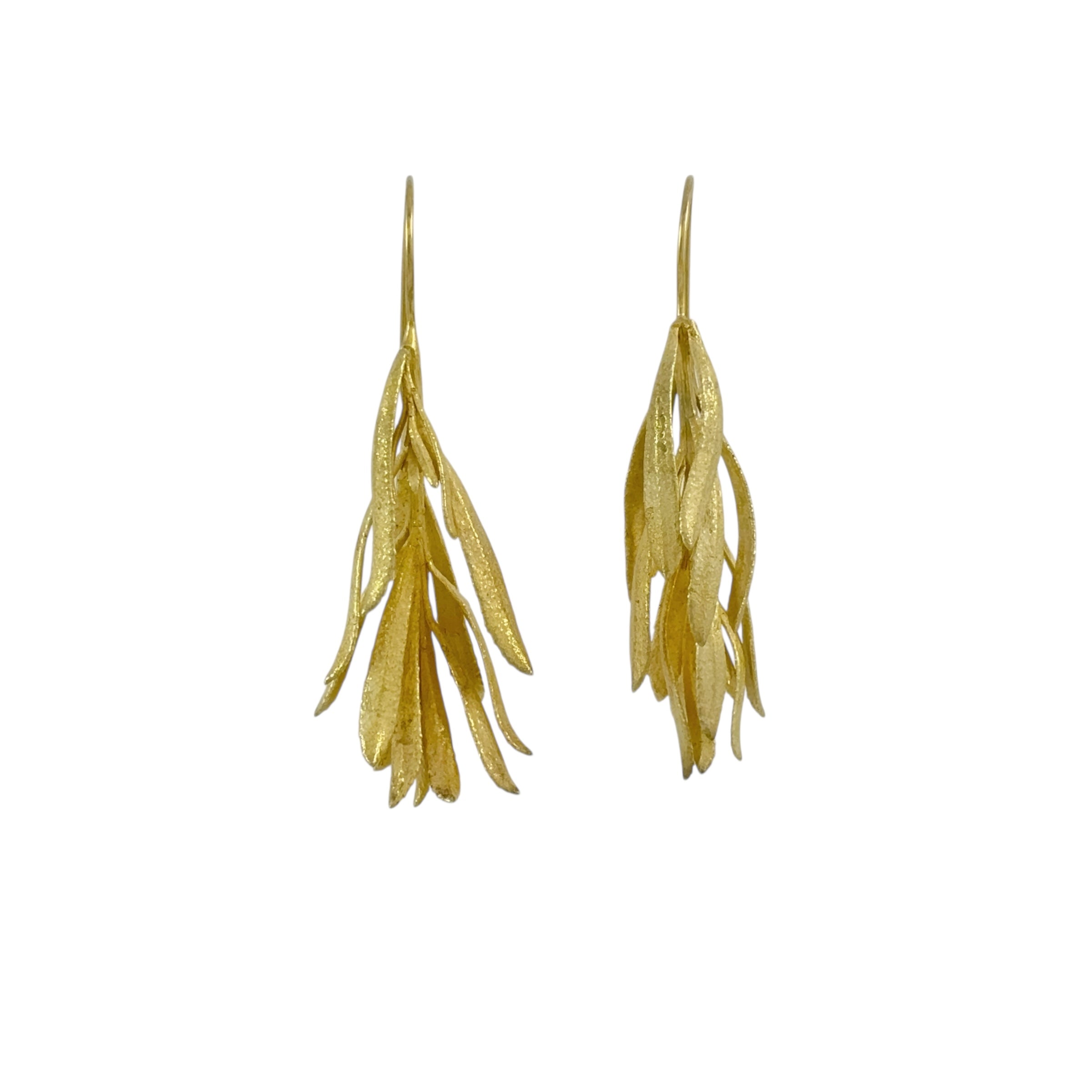 Myoporum Gold Plated Earrings - Anja Jagsch