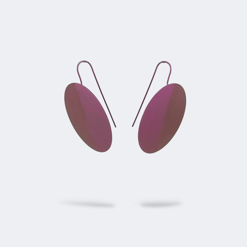 Directionally Brushed Disc Earrings - Vanessa Williams