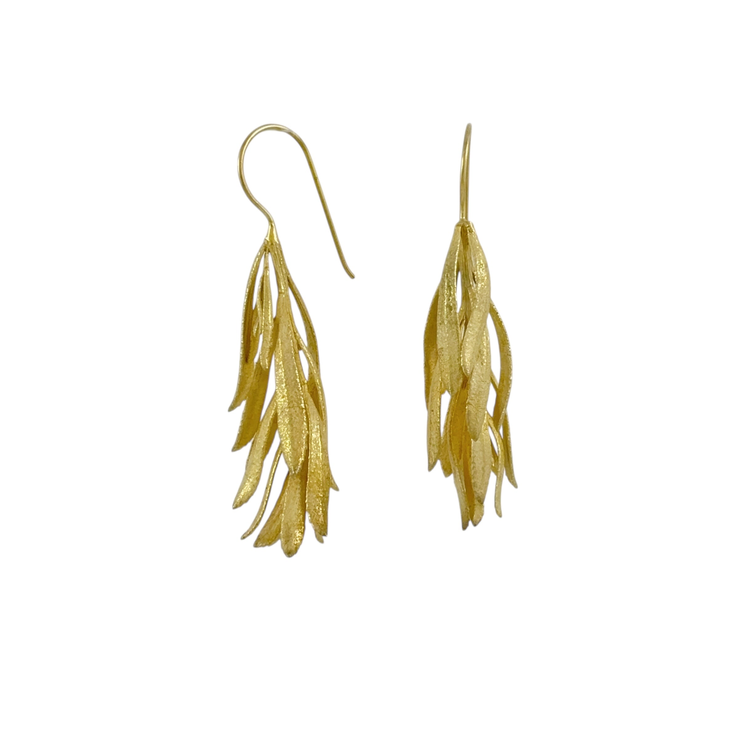 Myoporum Gold Plated Earrings - Anja Jagsch