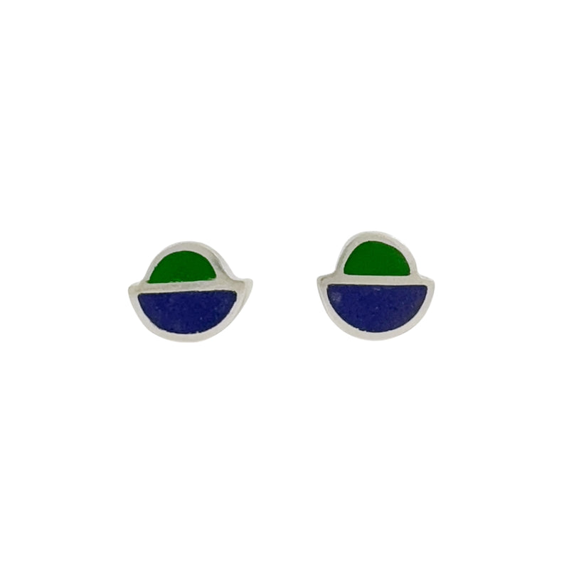 Semi-Circle Studs - Christine Battocchio