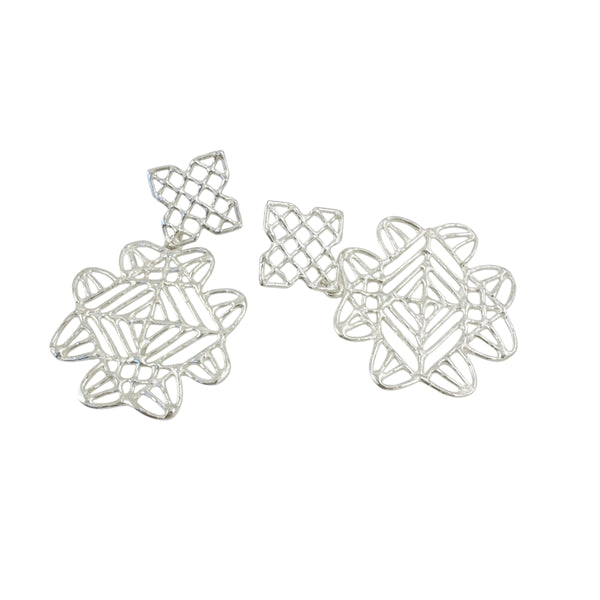 Clover Chain Earrings - Anna Vlahos