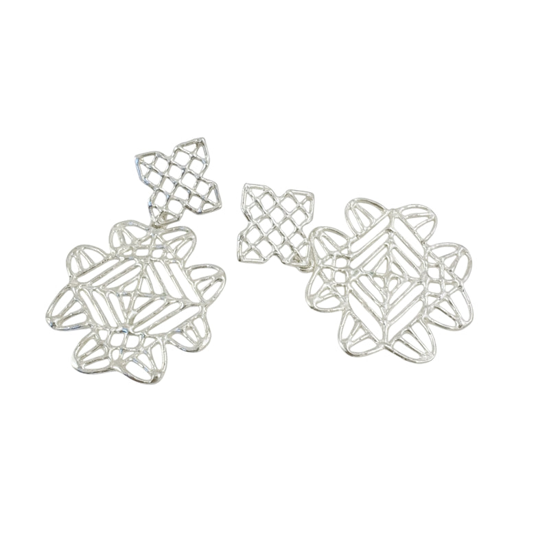 Clover Chain Earrings - Anna Vlahos