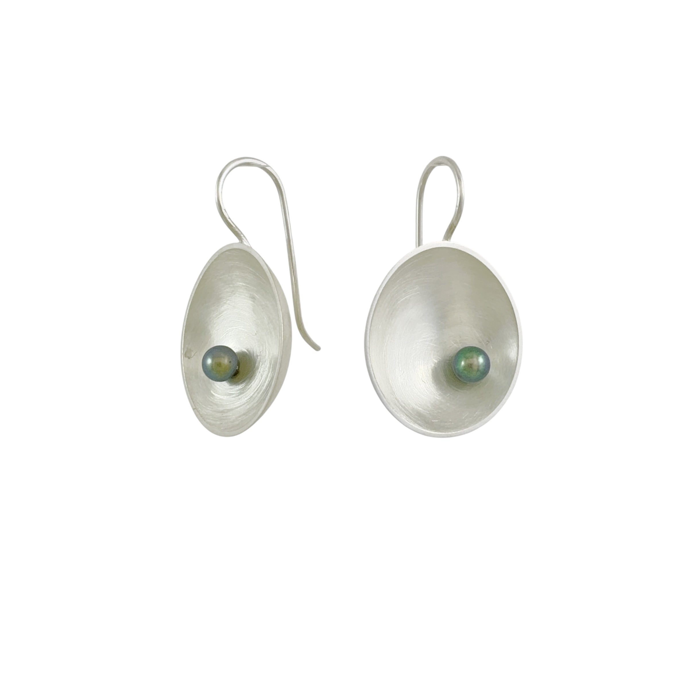 Small Sea Dish Earrings -  Katheryn Leopoldseder