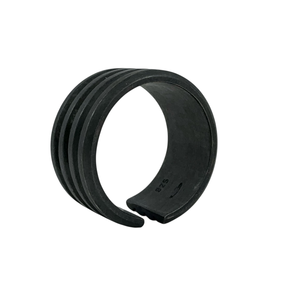 Profile Oxidised Cuff Ring - Emma Jane Donald