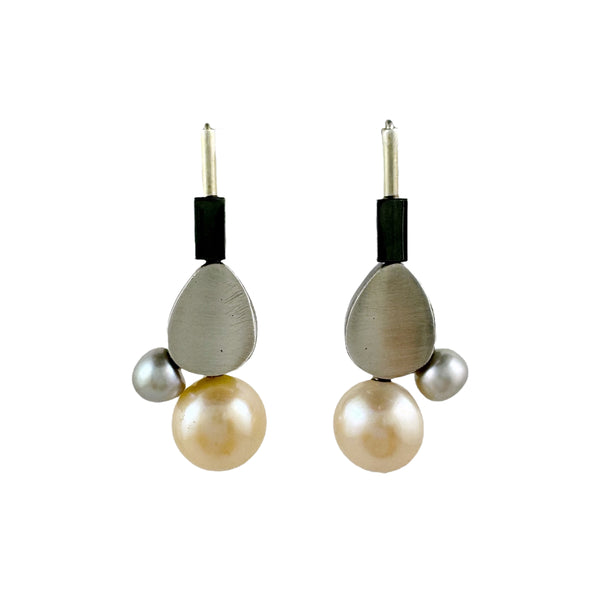 Tear Multi Pearl Earrings - Ari Athans