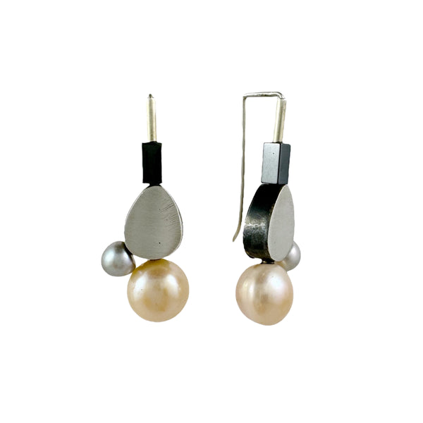 Tear Multi Pearl Earrings - Ari Athans