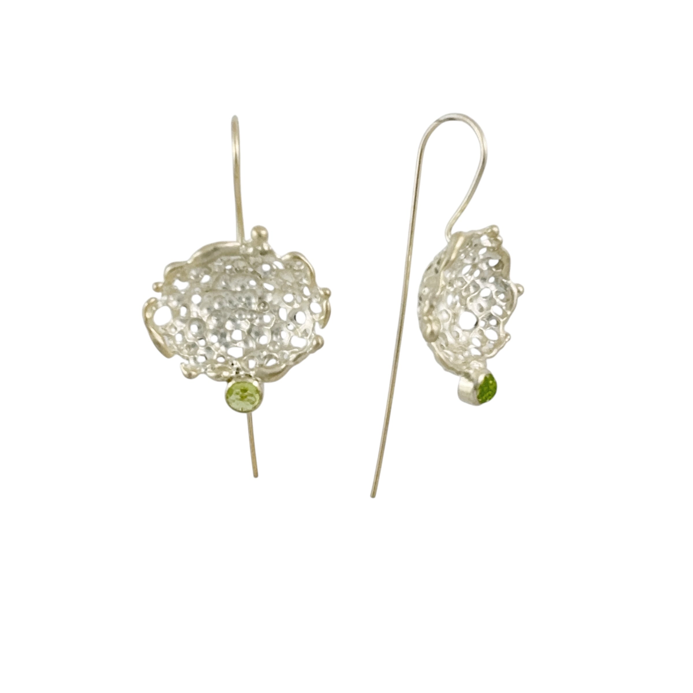 Shinfield Solastalgia Peridot Decay Earrings - Regina Krawets
