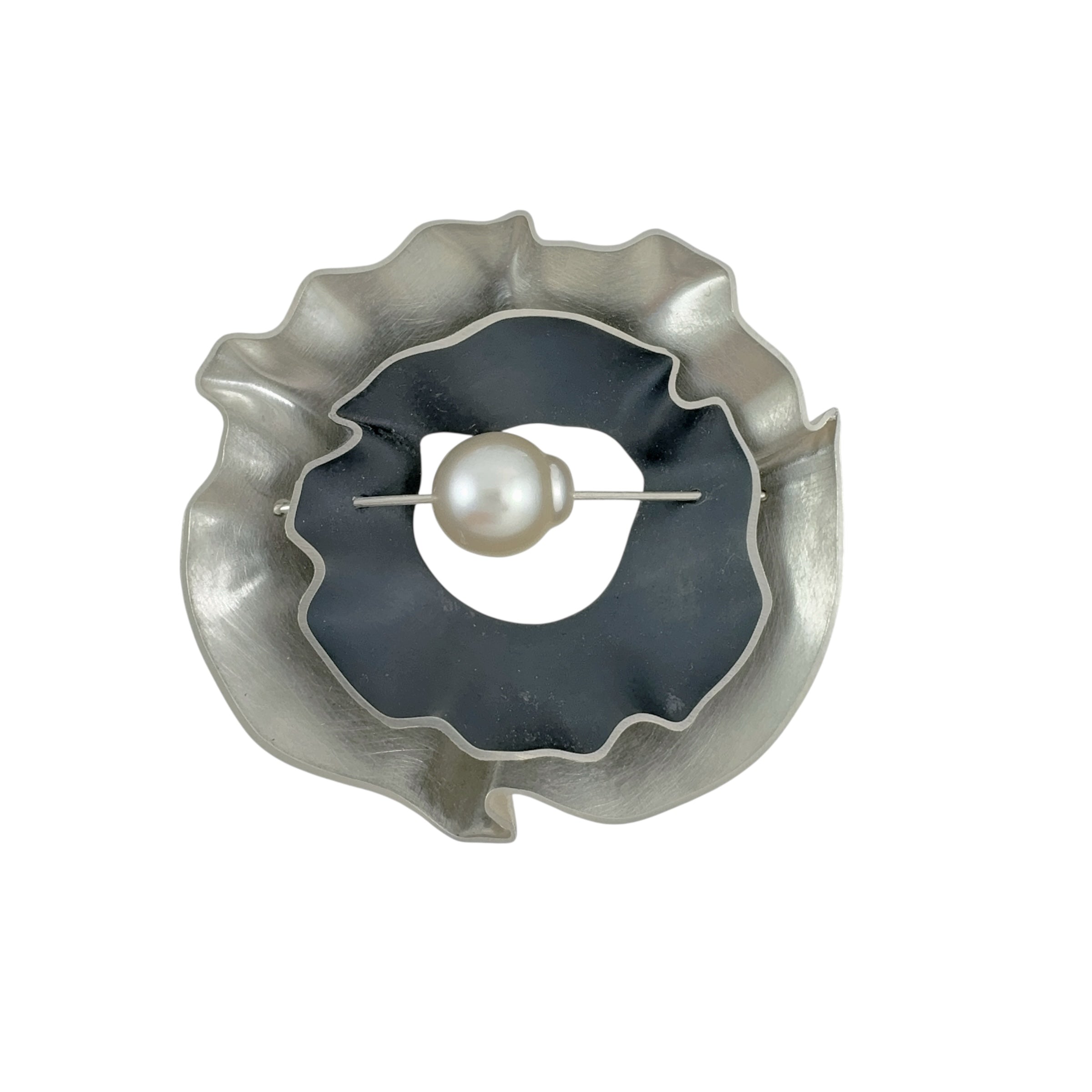Rippled Mollusc Brooch -  Katheryn Leopoldseder