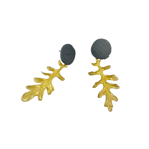 Leaf Drop Earrings - Anja Jagsch