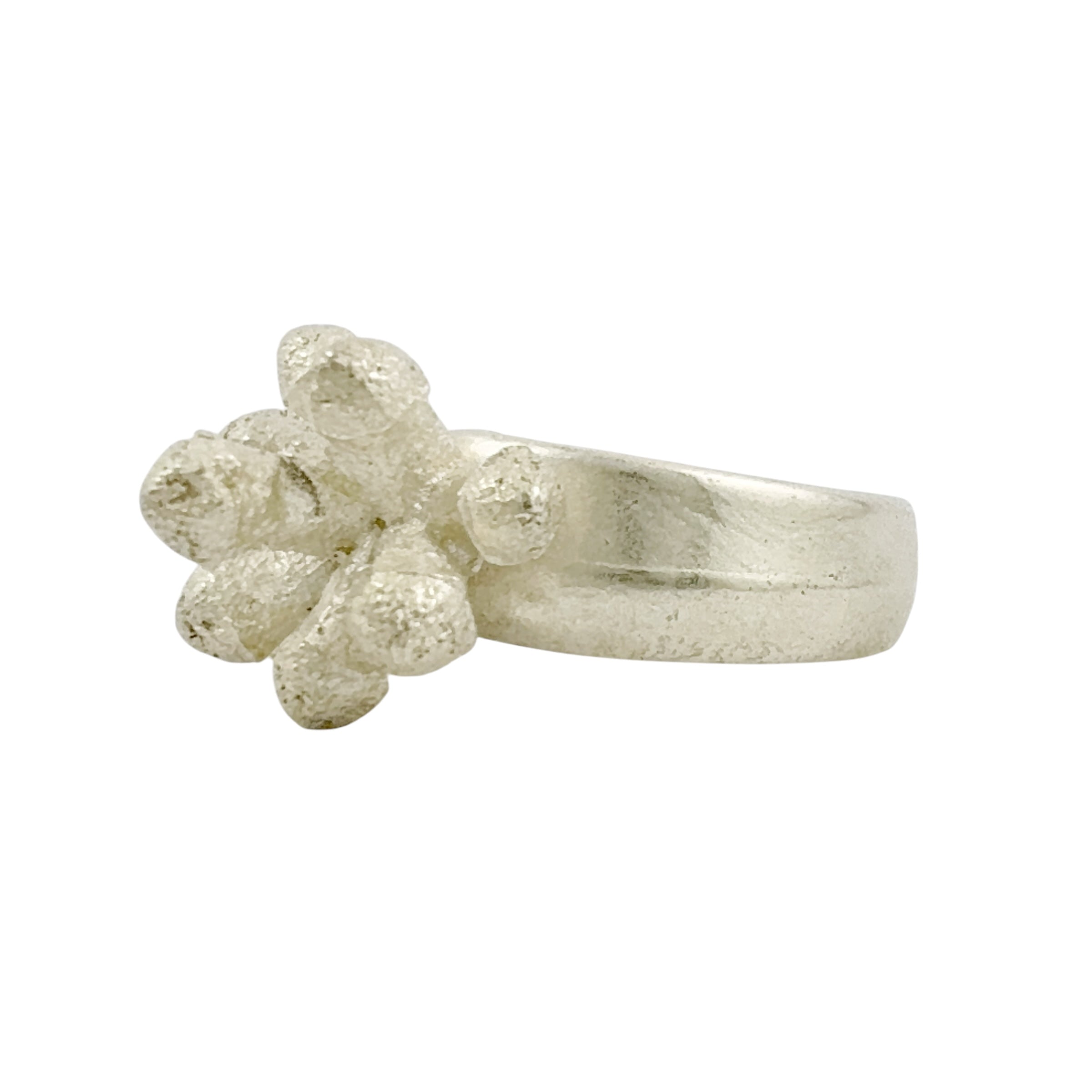 Gum Blossom Bud Silver Ring - Melinda Young