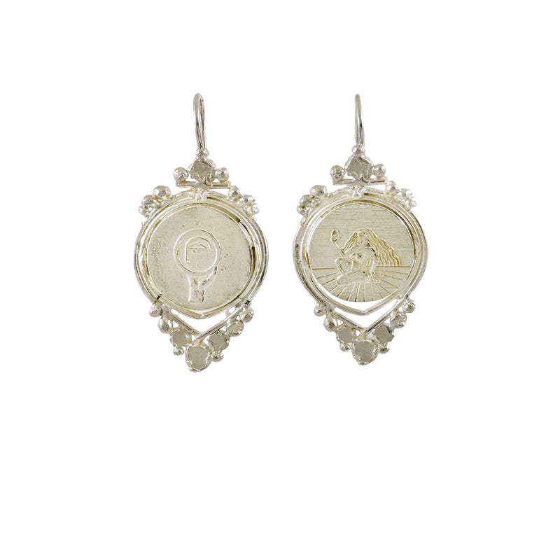 Oracle Veritas Silver Earrings - Romy Mittelman