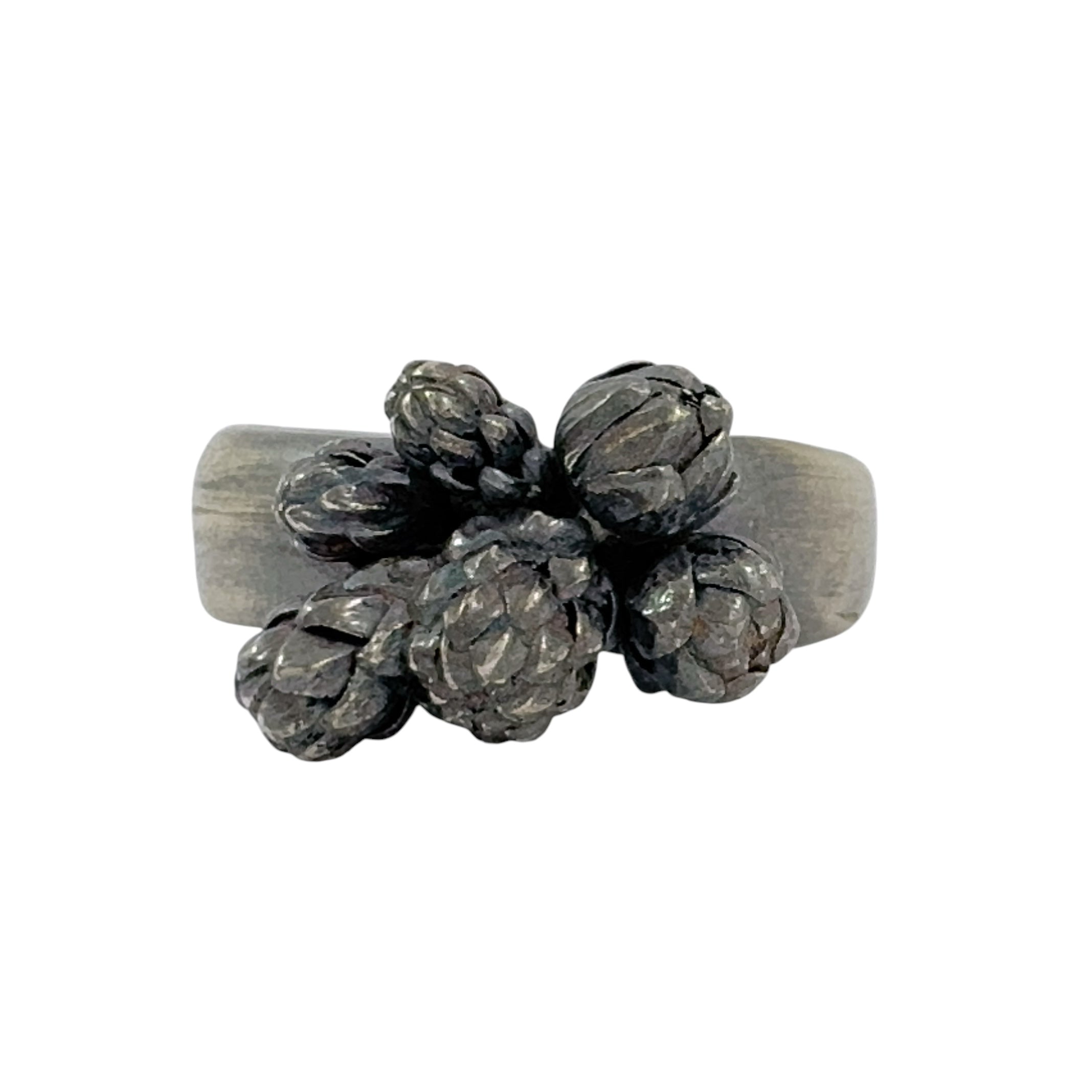 Beachcomber 'Norfolk Pine' Oxidised Silver Ring - Melinda Young