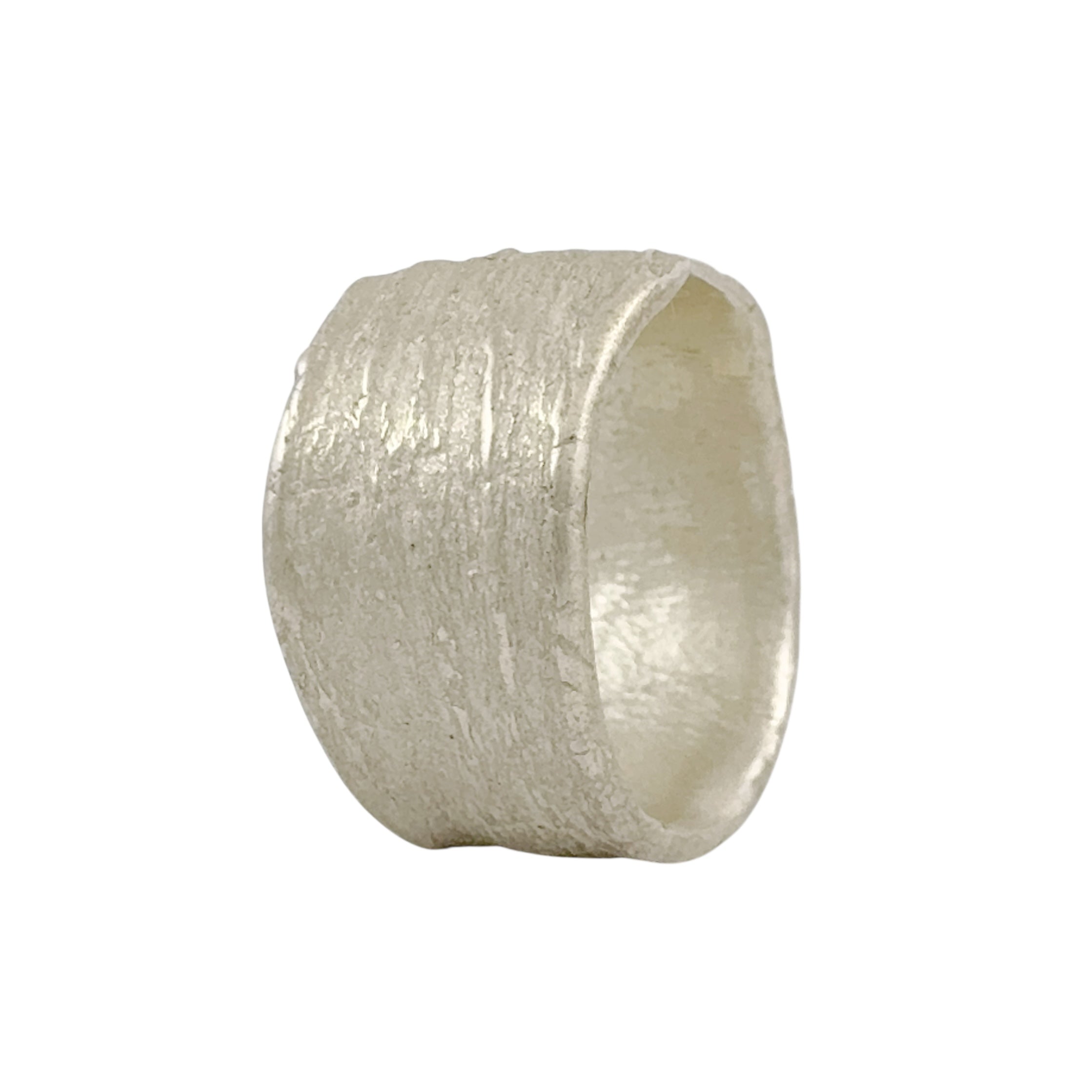 Bushwalker 'Bark' Silver Ring - Melinda Young