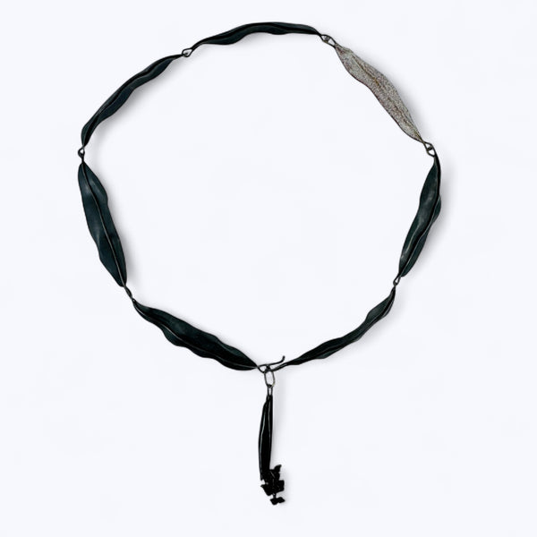 Happa Blue Gum Leaf Neckpiece - Kaoru Rogers