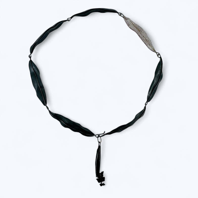 Happa Blue Gum Leaf Neckpiece - Kaoru Rogers