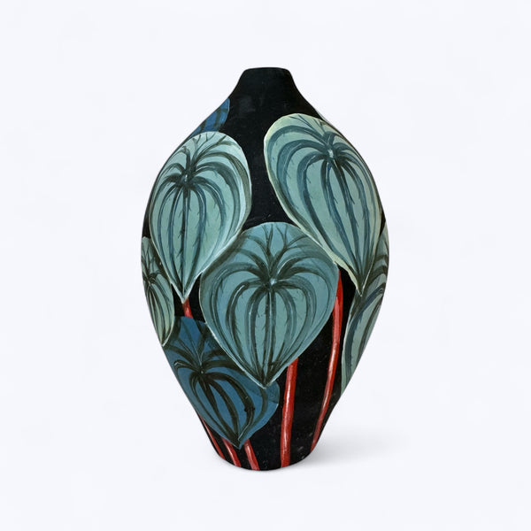 Watermelon Peperomia Vase - Niharika Hukku