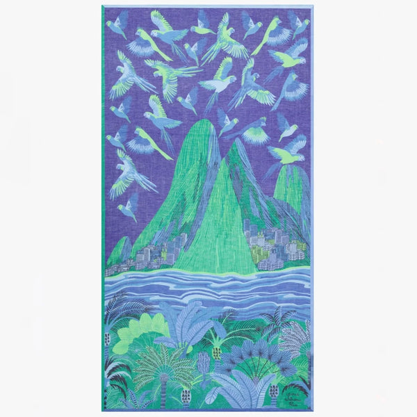 Rio Scarf in Emerald - Inoui Editions