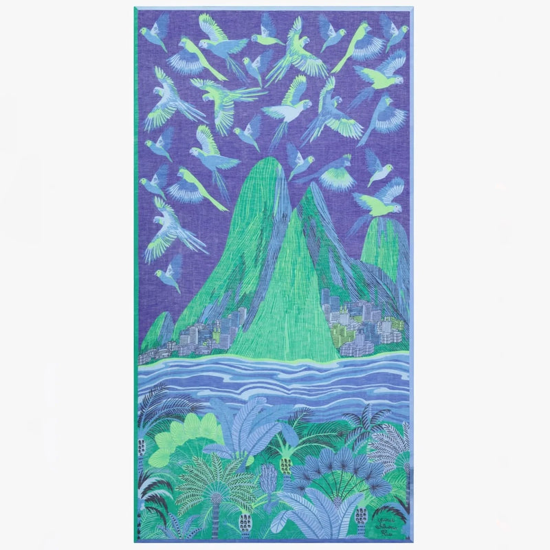 Rio Scarf in Emerald - Inoui Editions