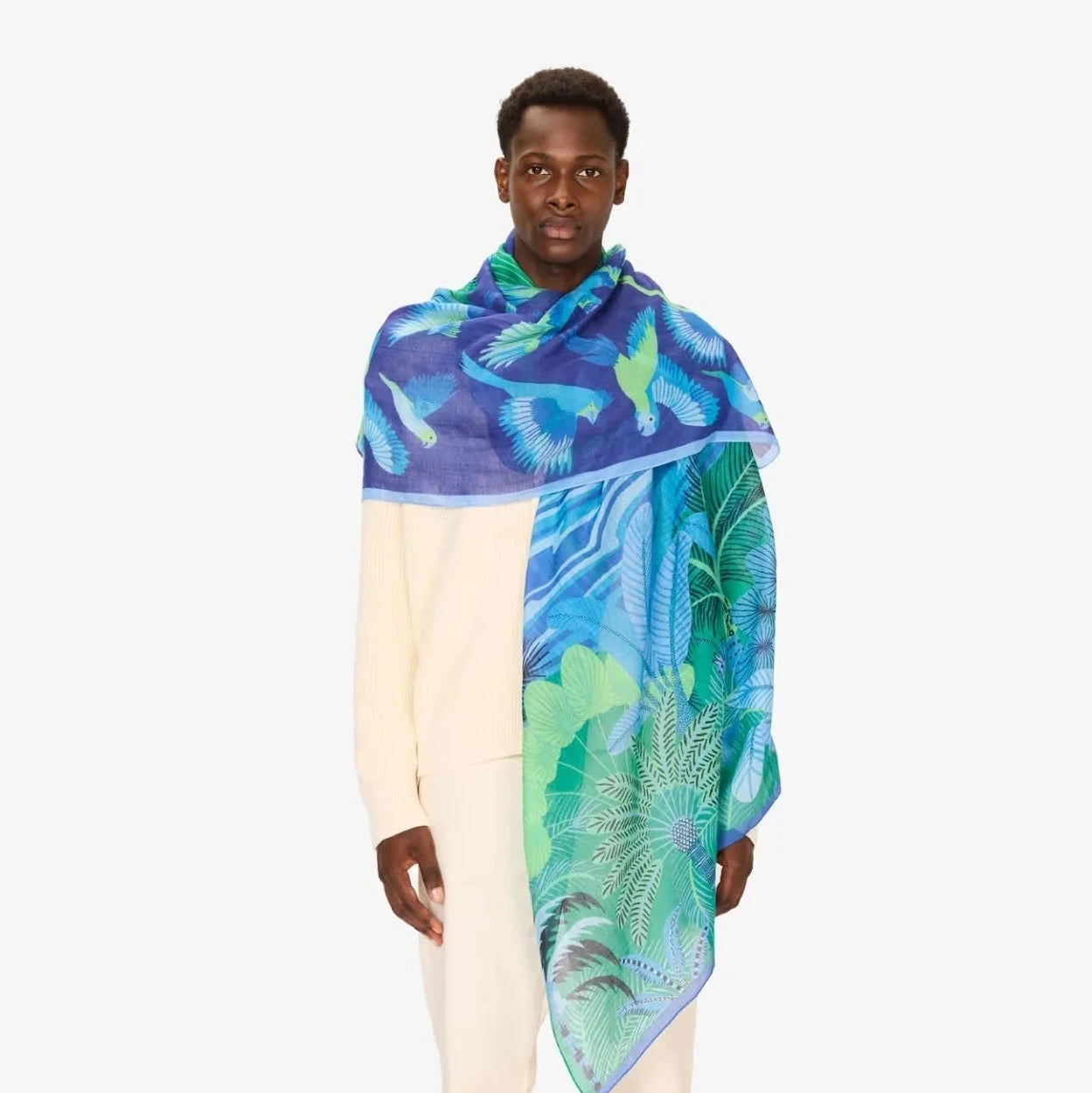 Rio Scarf in Emerald - Inoui Editions