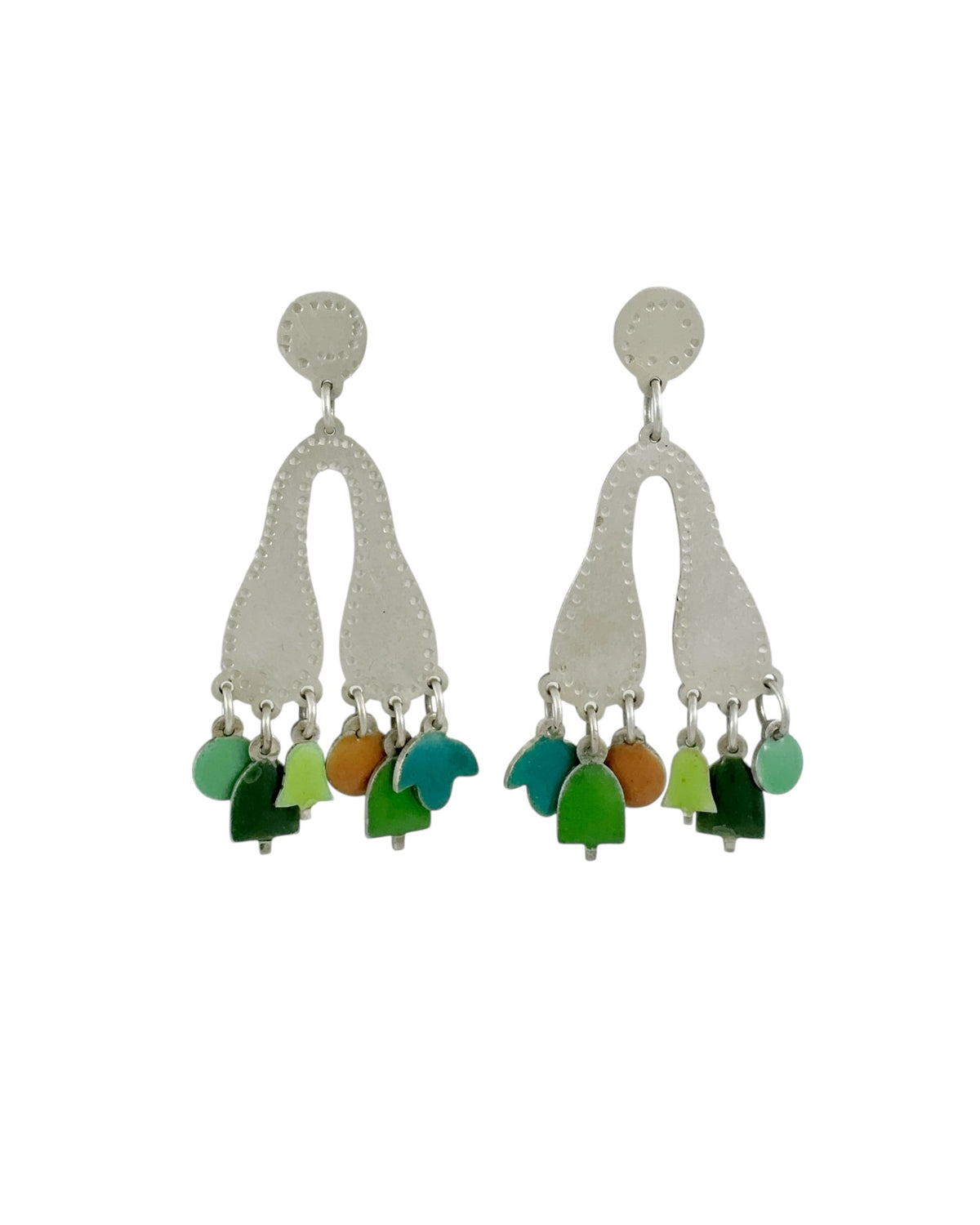 The First Kiss of Spring Earrings by Romy Mittelman