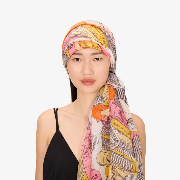 Editions Scarf in Nude - Inoui Editions
